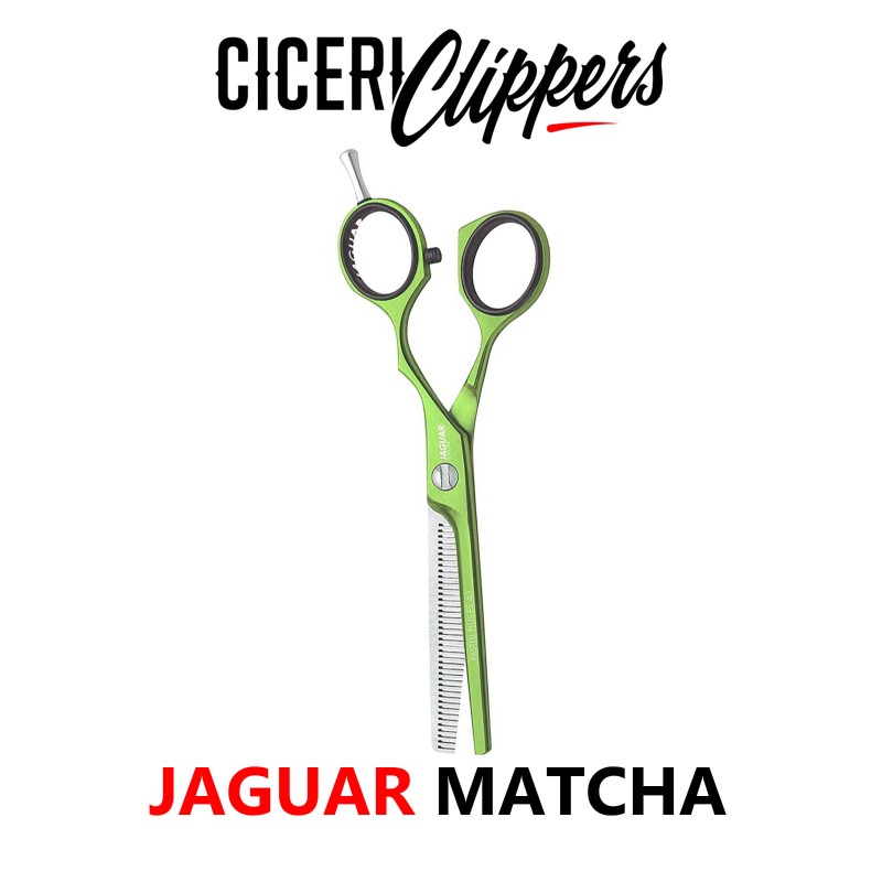 TIJERA JAGUAR PASTELL PLUS OFFSET ES40 MATCHA 5.5"