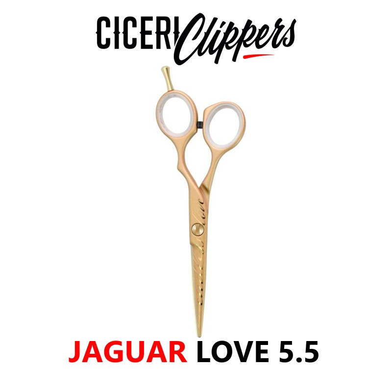 TIJERA JAGUAR WHITE ENDLESS LOVE 5.5"