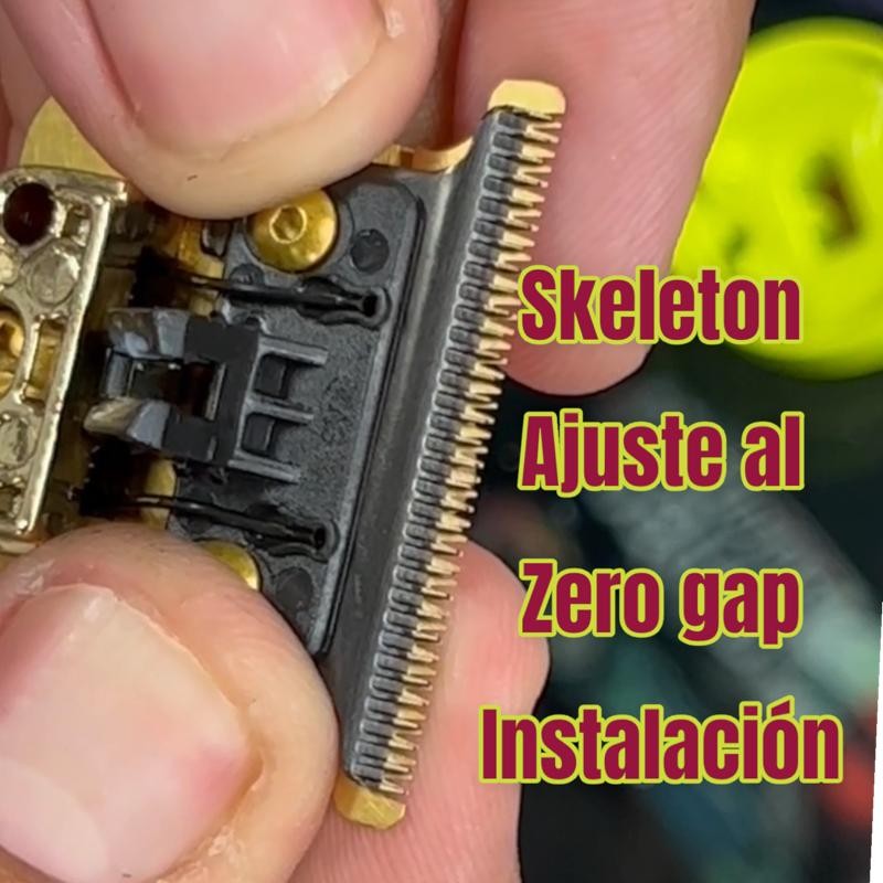 SKELETON AFILADO CON PIVOTE Y AJUSTE CERO GAP