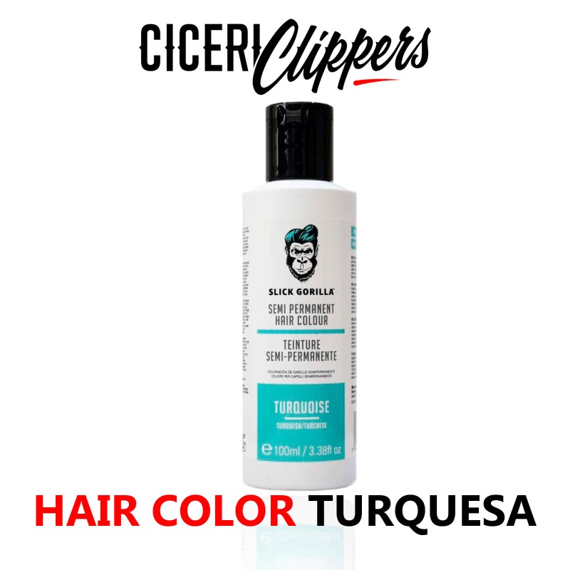 HAIR COLOR TURQUESA SLICK GORILLA