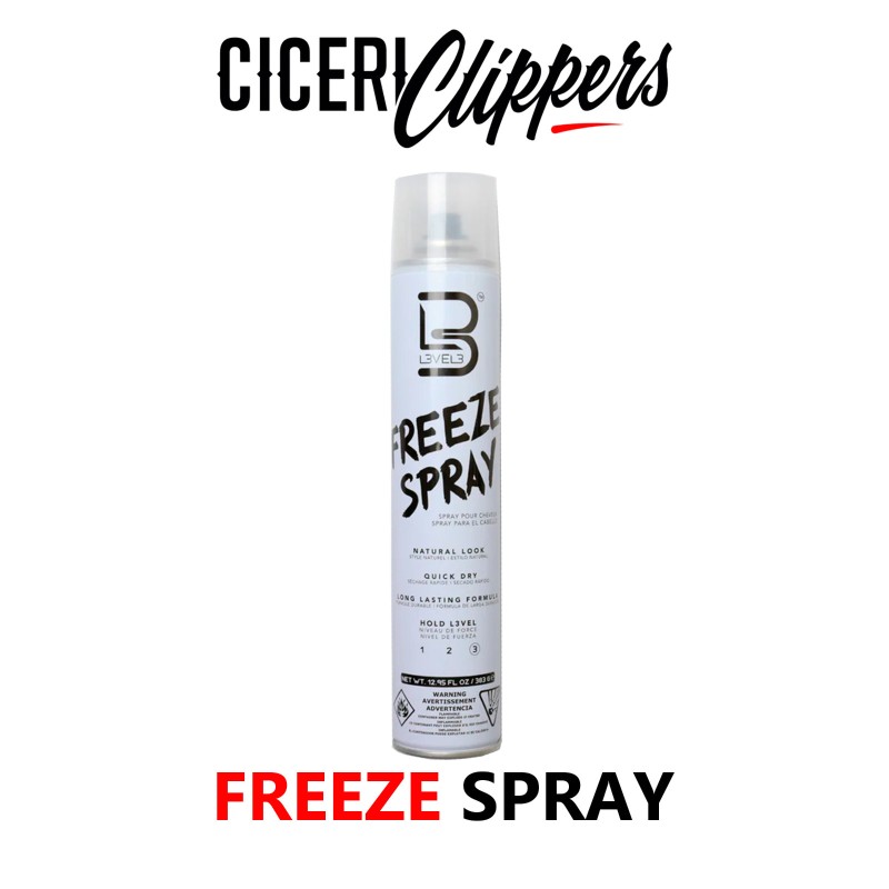 LACA DE SECADO RÁPIDO L3VEL3 FREEZE SPRAY